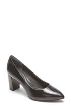 Women's Rockport Total Motion Violina Luxe Pointy Toe Pump .5 M - Black