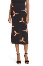 Women's Diane Von Furstenberg Tailored Midi Pencil Skirt - Black