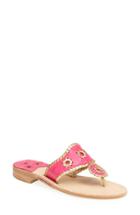 Women's Jack Rogers Whipstitched Flip Flop M - Pink