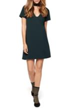Petite Women's Sanctuary Madeline Choker Shift Dress, Size P - Green
