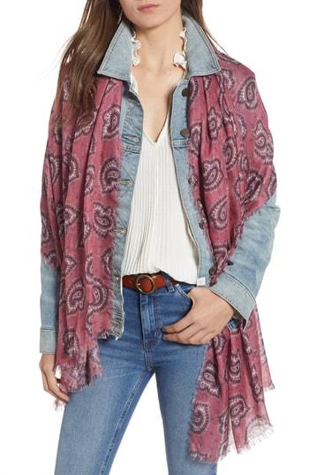 Women's Treasure & Bond Print Wrap, Size - Pink