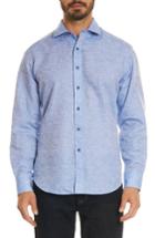 Men's Robert Graham Cyprus Classic Fit Linen & Cotton Sport Shirt