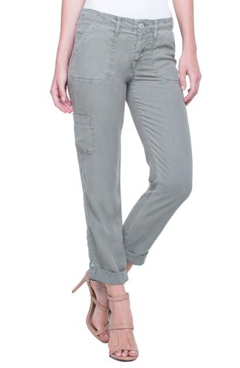 Women's Liverpool Jeans Company Cargo Rolled Cuff Pants - Green