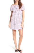 Women's Sundry Ruffle Off The Shoulder Dress - Pink