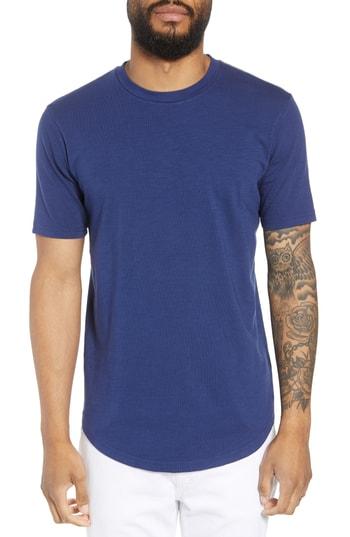 Men's Goodlife Scallop Hem Crewneck T-shirt, Size - Blue