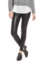 Women's David Lerner Zip Cuff Faux Leather Moto Leggings