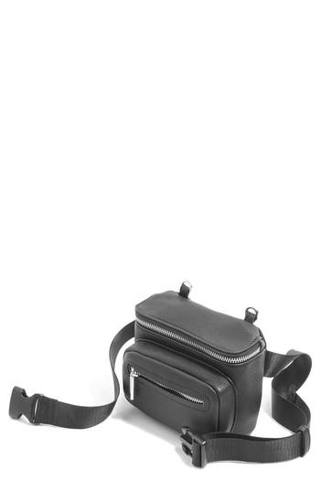 Topshop Freya Boxy Bumbag - Black