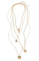 Women's Bp. 4-layer Flower Disk Necklace