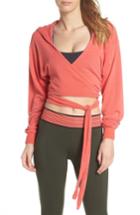 Women's Free People Hang Loose Hooded Wrap Top - Red