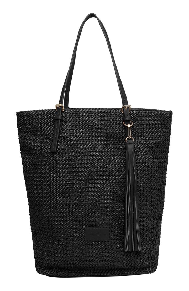 Urban Originals St. Barths Vegan Leather Tote - Black