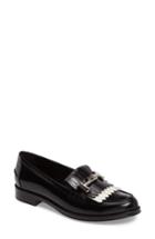 Women's Tod's Double T Kiltie Fringe Loafer .5us / 36.5eu - Black