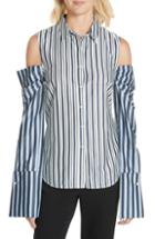 Women's Amur Jen Cold Shoulder Mixed Stripe Shirt