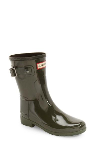 Women's Hunter 'refined Short' Gloss Rain Boot