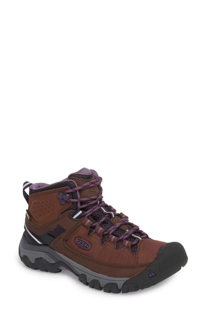 Women's Keen Targhee Exp Mid Waterproof Hiking Shoe .5 M - Brown