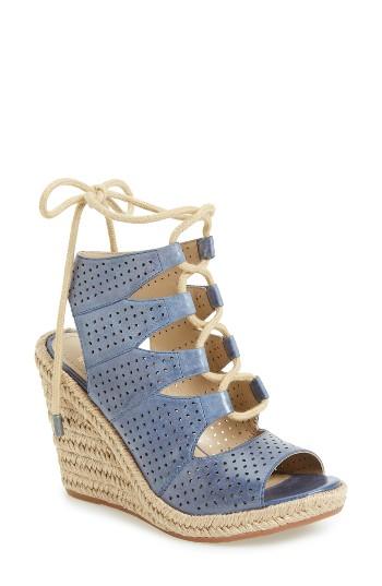 Women's Johnston & Murphy Mandy Perforated Wedge Sandal