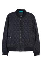 Men's Boss Coby Regular Fit Quilted Bomber Jacket R - Blue