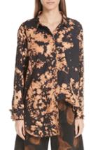 Women's Rag & Bone Felicity Tie Hem Shirt - Beige