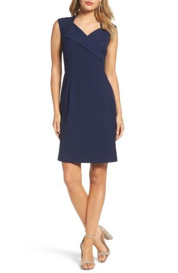Women's Ellen Tracy Sheath Dress - Blue
