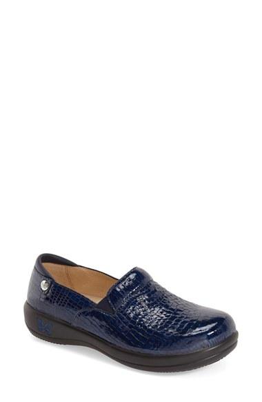 Women's Alegria 'keli' Embossed Clog -5.5us / 35eu - Blue