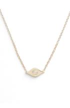 Women's Ef Collection Opal Evil Eye Necklace
