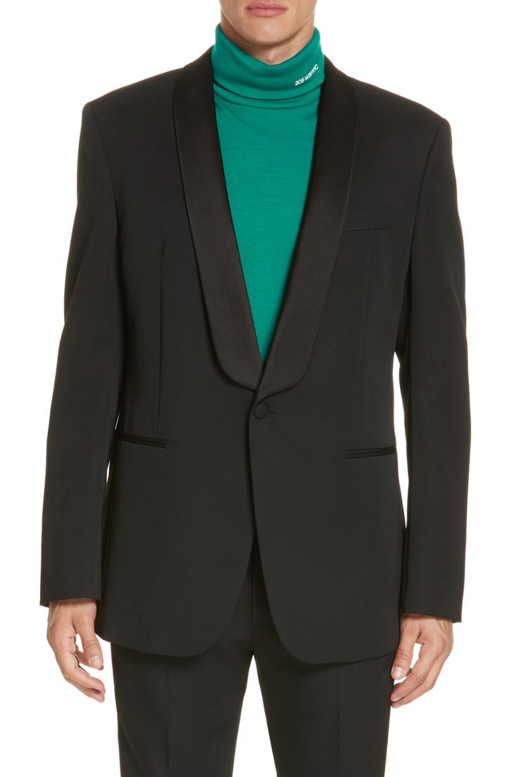 Men's Calvin Klein 205w39nyc Wool Tuxedo Jacket - Black