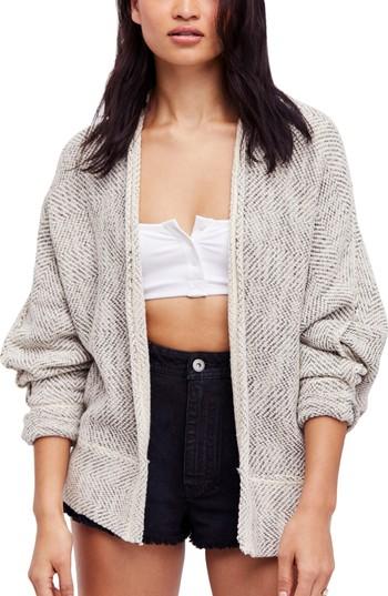 Women's Free People Motions Cardigan - Grey