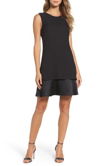 Women's Chelsea28 Tiered Shift Dress - Black