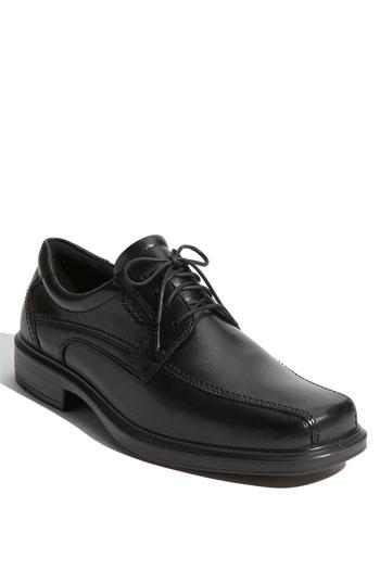 Men's Ecco 'helsinki' Square Bike Toe Oxford -5.5us / 39eu - Black