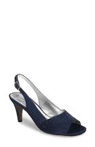 Women's David Tate Stunning Slingback Pump N - Blue