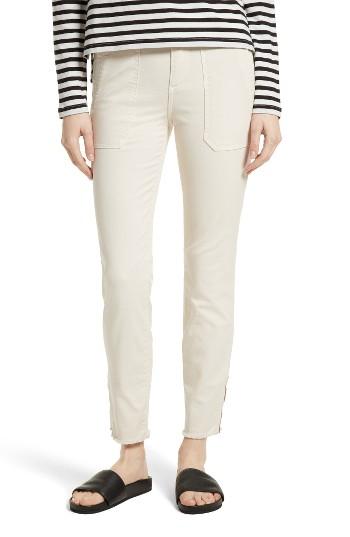 Women's Vince Skinny Military Pants - White