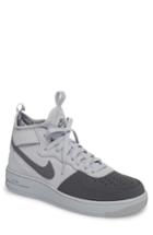 Men's Nike Air Force 1 Ultraforce Mid Tech Sneaker .5 M - Grey
