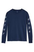 Men's Saturdays Nyc Long Sleeve T-shirt - Blue