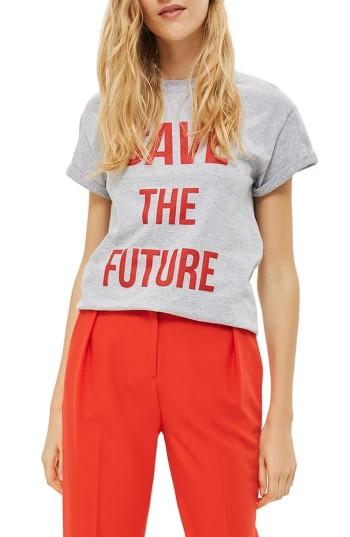 Women's Topshop Save The Future Tee