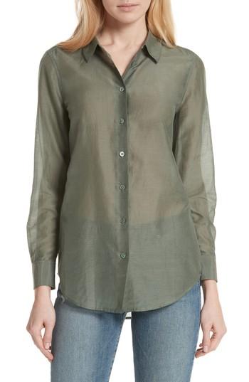 Women's Equipment Essential Cotton Shirt - Green