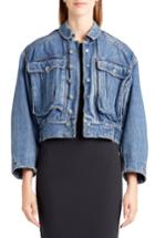 Women's Dolce & Gabbana Oversize Denim Jacket Us / 38 It - Blue/green