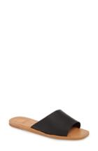 Women's Dolce Vita Cato Asymmetrical Slide Sandal M - Black
