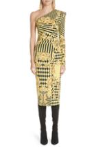 Women's Eci Print Smock Waist Maxi Dress