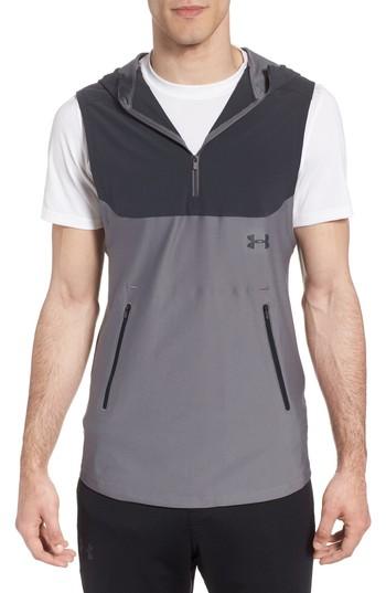 Men's Under Armour Threadborne Vanish Vest, Size - Black