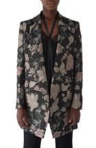 Women's Topshop Boucle Button Front Coat Us (fits Like 0-2) - Brown