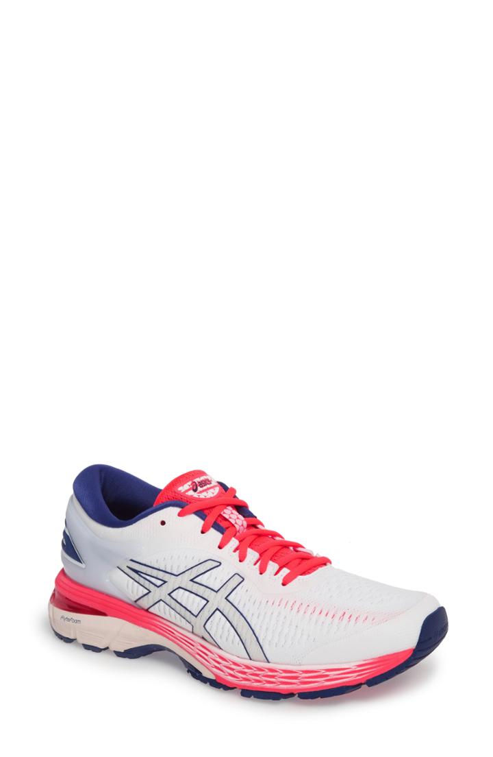 Women's Asics Gel-kayano 25 Running Shoe B - White
