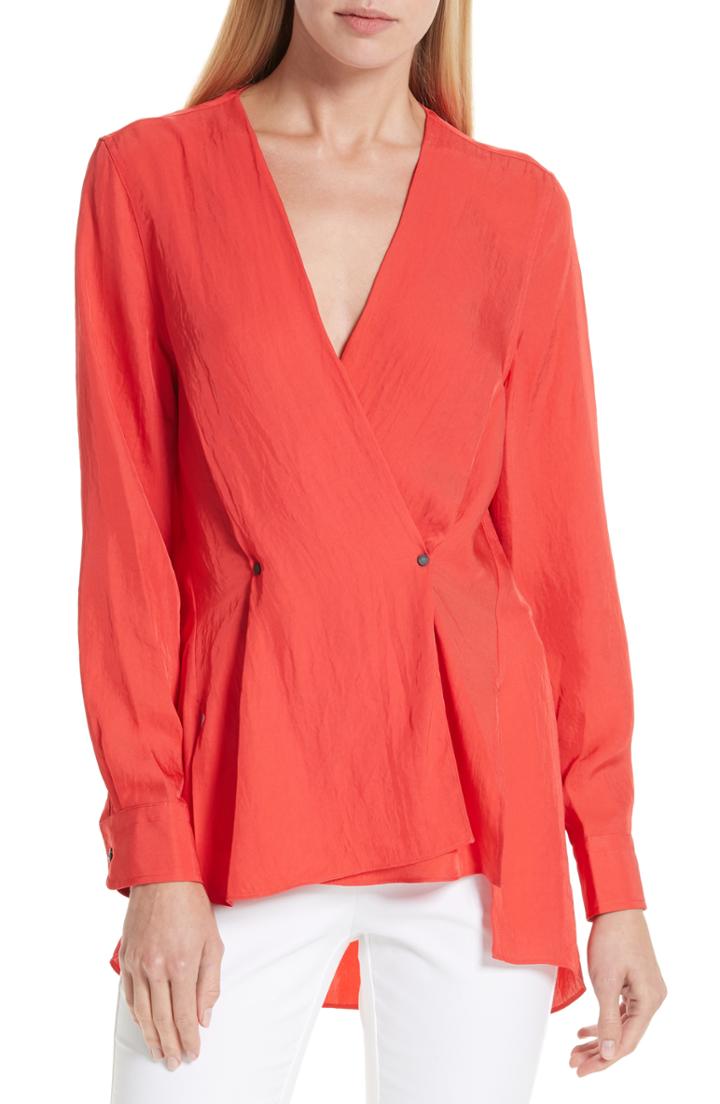 Women's Rag & Bone Debbie Blouse - Red