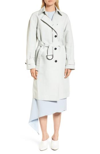 Women's Lewit Trench Coat - Grey