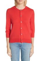 Women's Comme Des Garcons Button Cardigan - Red