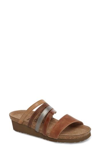 Women's Naot Peyton Slide Sandal Us / 36eu - Brown