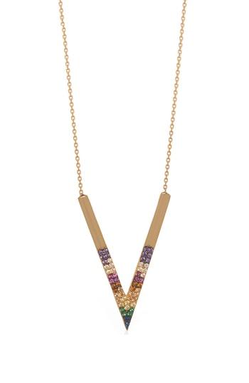 Women's Anuja Tolia Rainbow Pendant Necklace