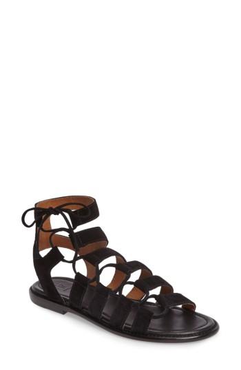 Women's Frye Blair Ghillie Sandal M - Black