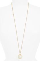 Women's Lele Sadoughi Imitation Pearl Globe Pendant Necklace