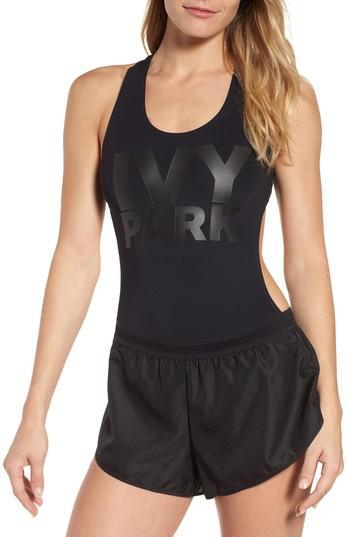 Women's Ivy Park Strappy Bodysuit - Black