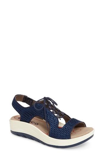 Women's Bionica Cosmic Lace-up Sandal M - Blue