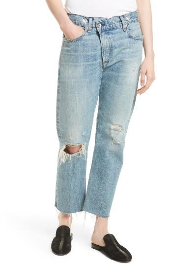 Women's Rag & Bone/jean Wicked Boyfriend Jeans - Blue